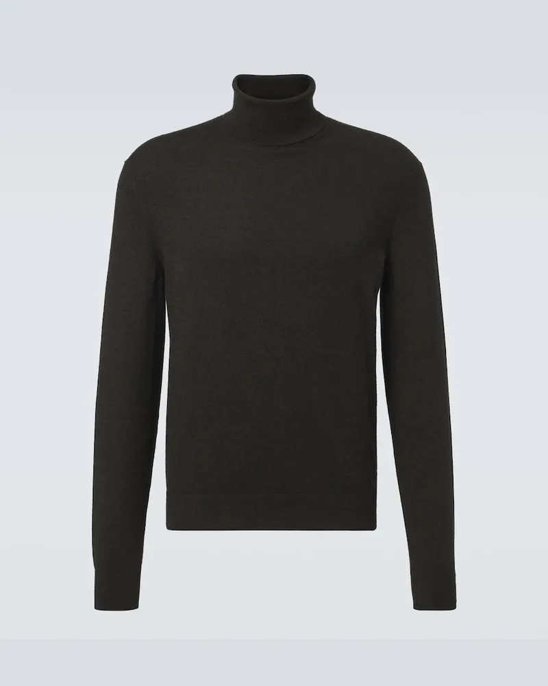 Ermenegildo Zegna Rollkragenpullover aus Kaschmir Braun