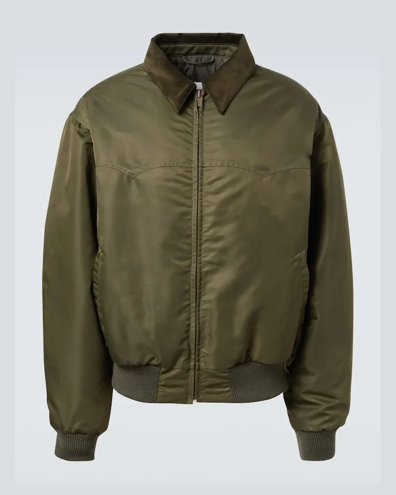 Maison Margiela Oversize-Bomberjacke Grün