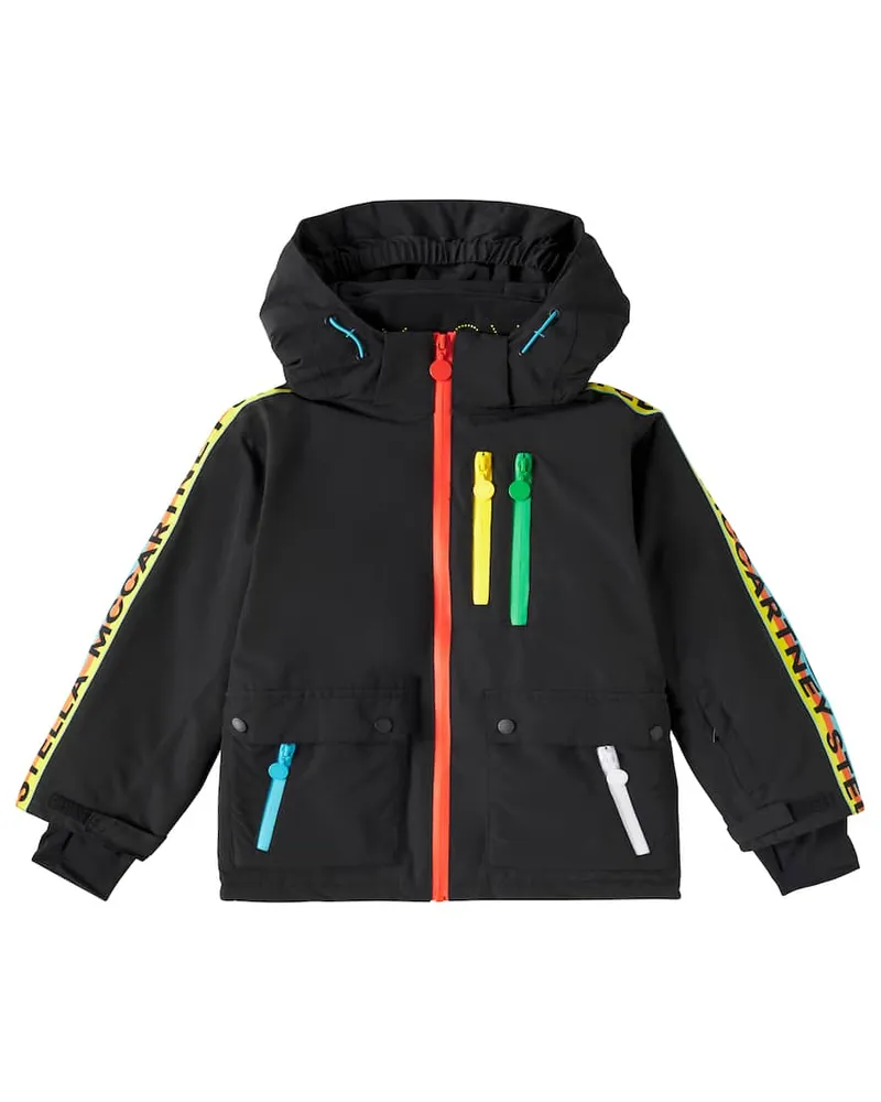 Stella McCartney Kids Skijacke Schwarz