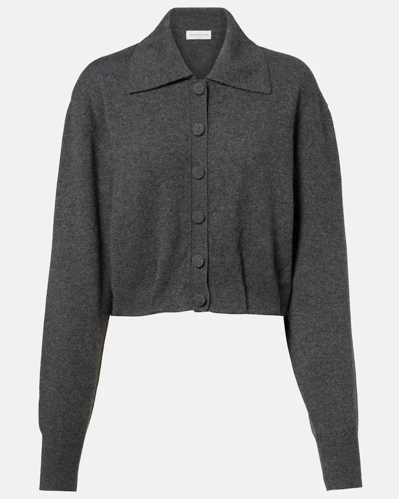 Dries van Noten Cardigan aus Kaschmir Grau