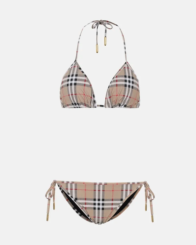 Burberry Bikini Burberry Check Beige