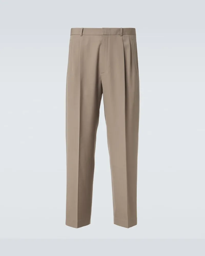 The Row Gerade Hose Tarek aus Wolle Grau
