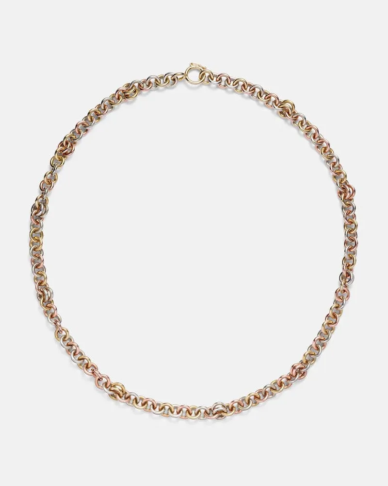 Spinelli Kilcollin Halskette Serpens aus 18kt Gelb-, Roségold und Sterlingsilber Gold