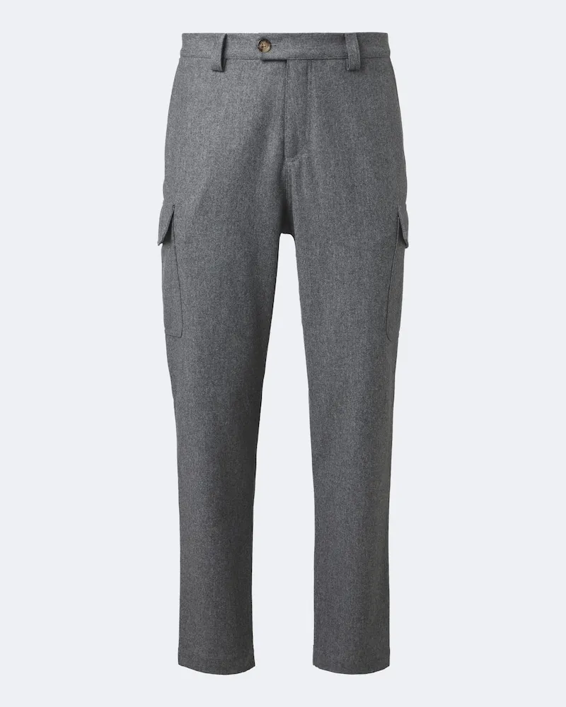 Brunello Cucinelli Hose aus Wolle Grau