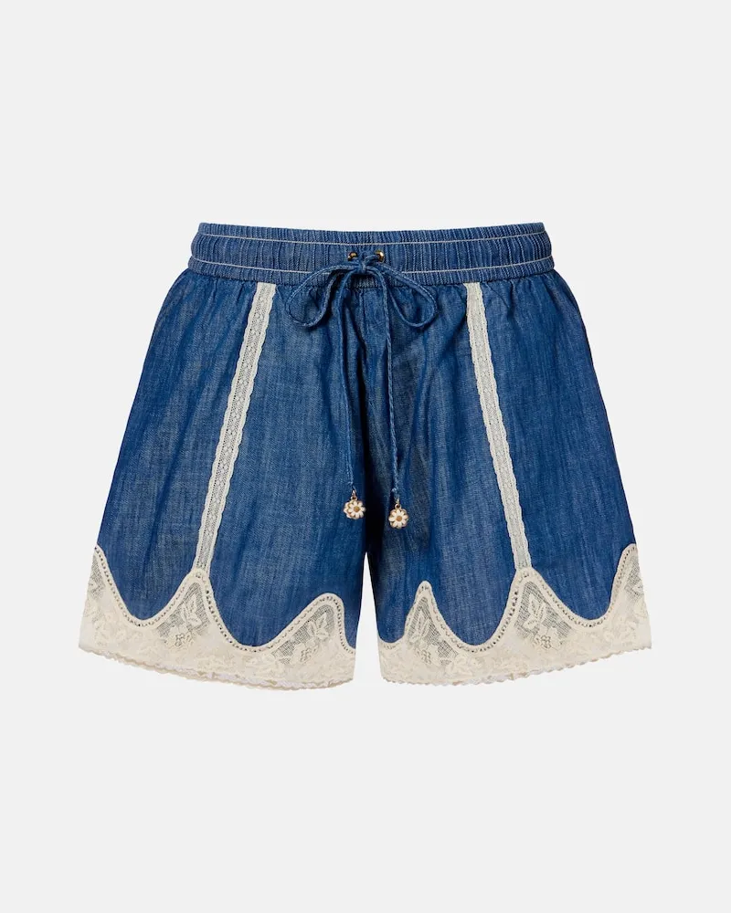 Zimmermann Jeansshorts Awaken Blau