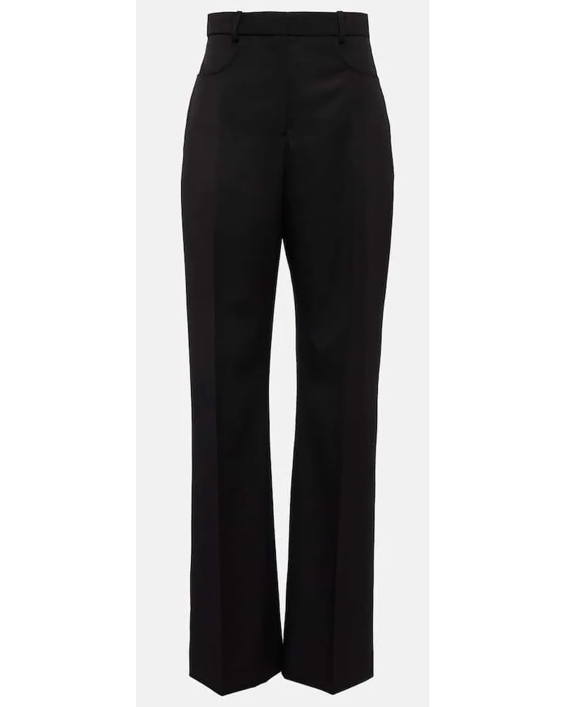 Jacquemus Hose Le Pantalon Sauge aus Schurwolle Schwarz