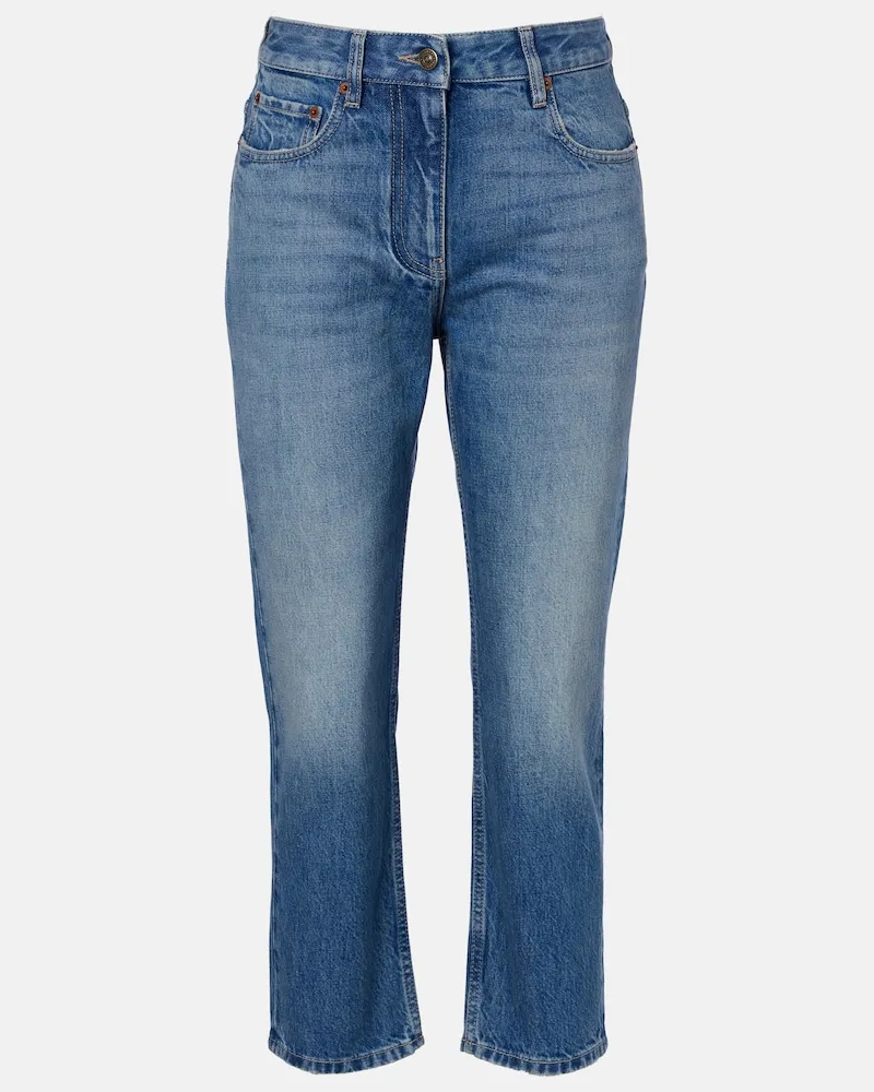 Valentino Garavani Straight Jeans Blau