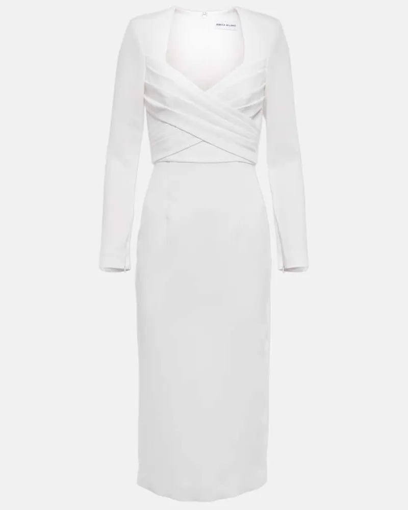 Rebecca Vallance Bridal Midikleid Phoebe Weiß