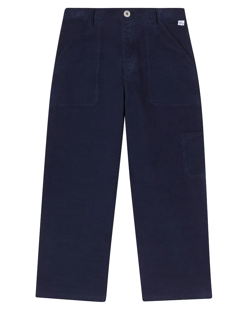 Il Gufo Hose aus Baumwolle Blau