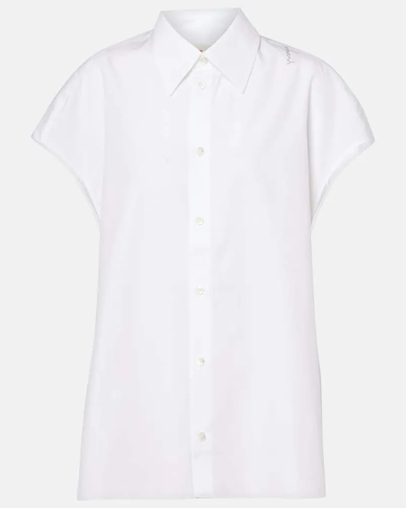Marni Top aus Baumwolle Weiß