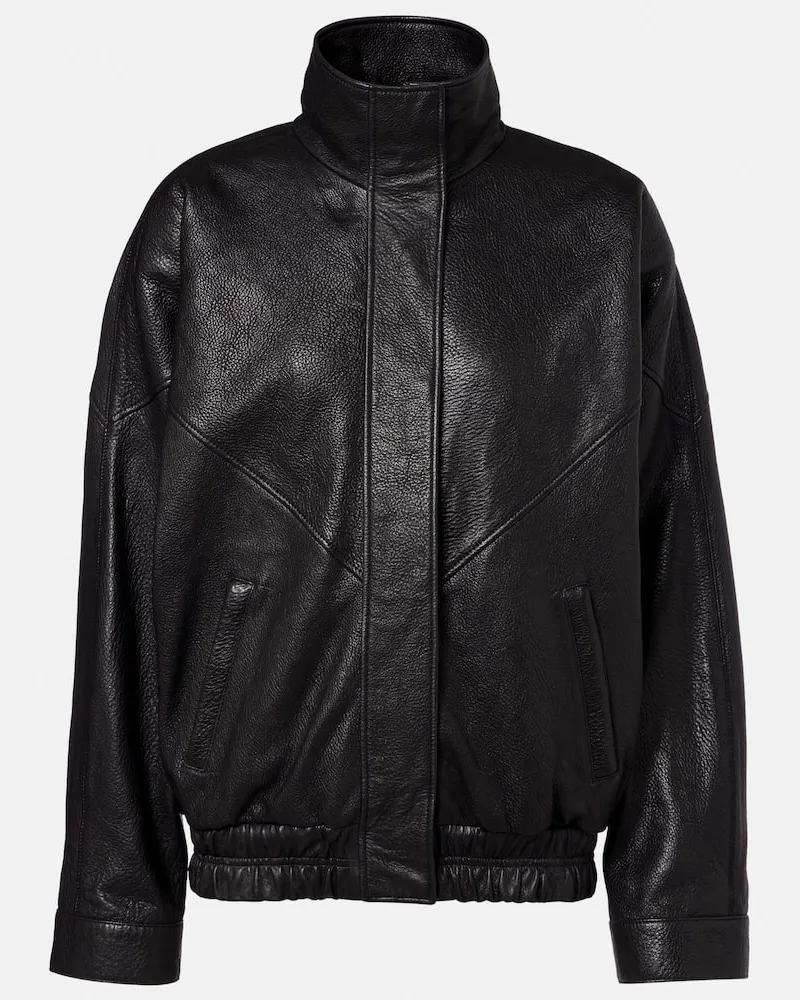 Acne Studios Lederjacke Schwarz