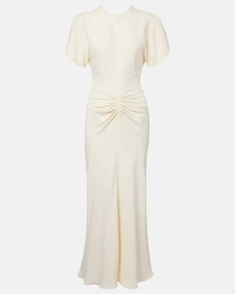 Victoria Beckham Midikleid Weiß