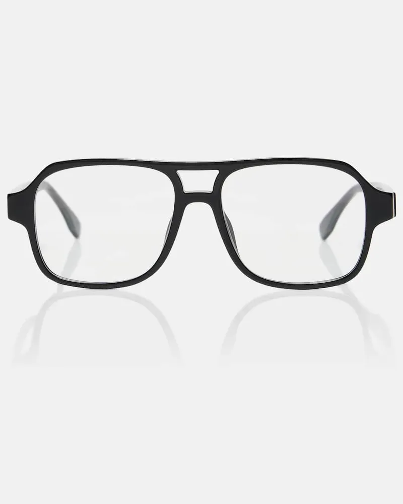 Fendi Aviator-Brille FF Squared Schwarz
