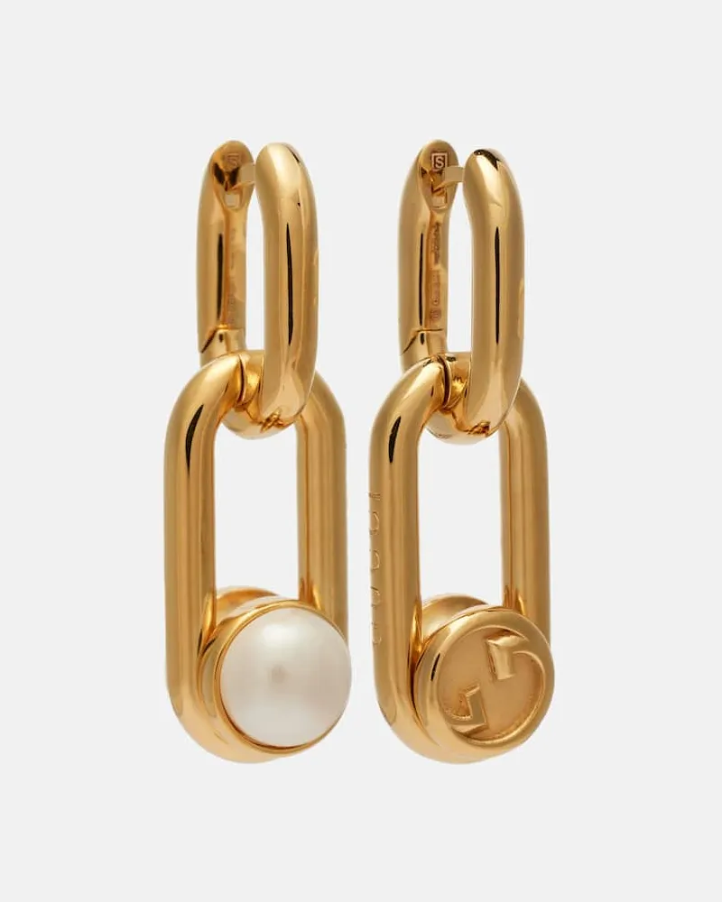 Gucci Verzierte Ohrringe Interlocking G Gold