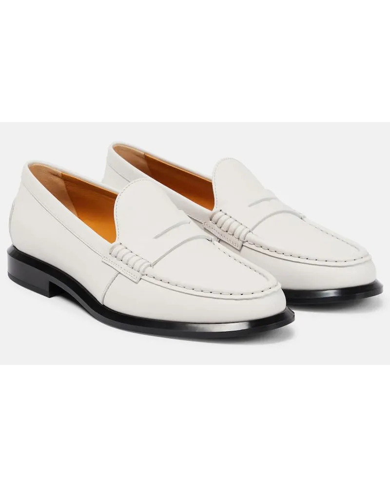 TOD'S Loafers Classic aus Leder Weiss