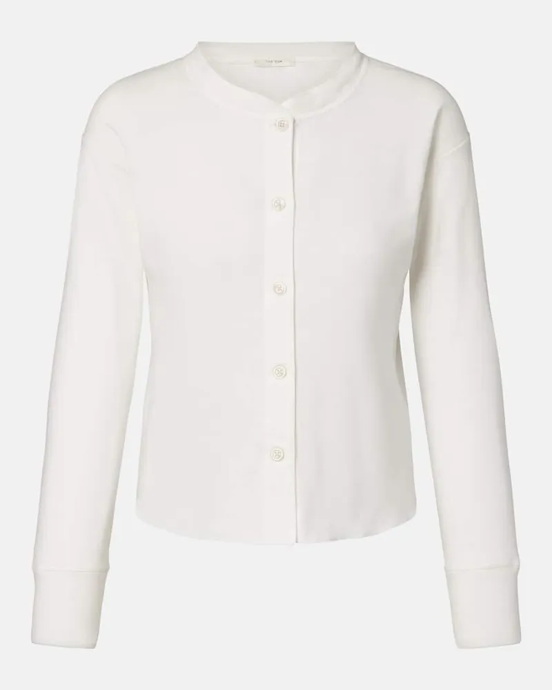 The Row Cardigan Gano aus Baumwolle Weiß