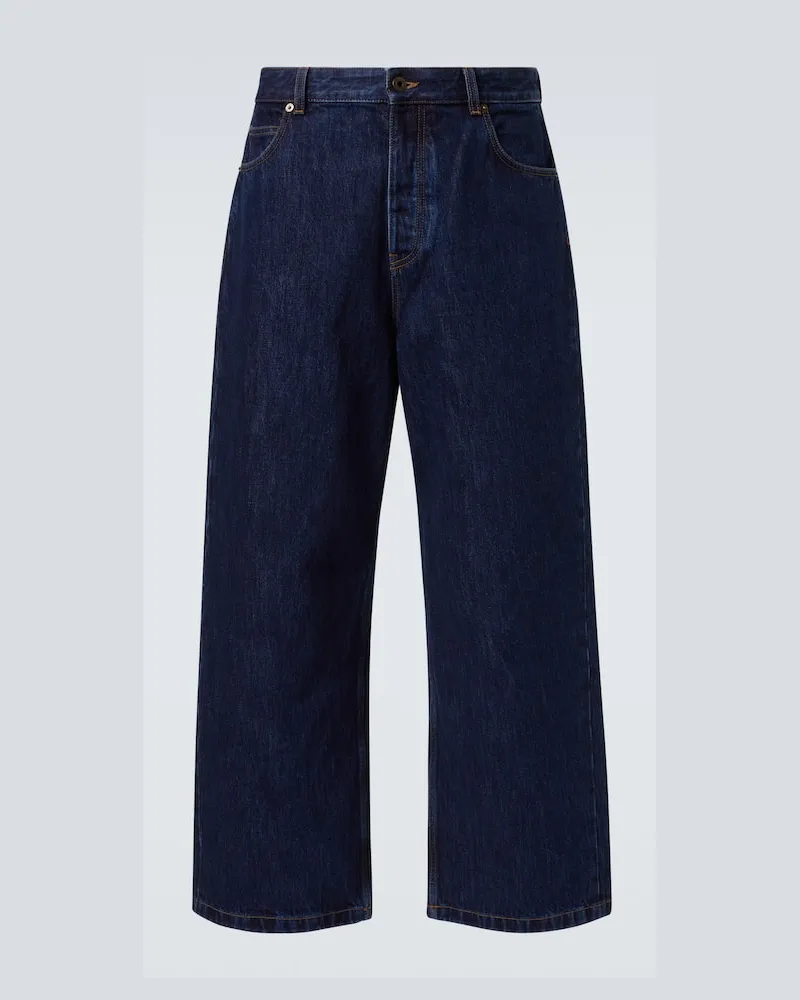 Loewe Mid-Rise Barrel Jeans Blau