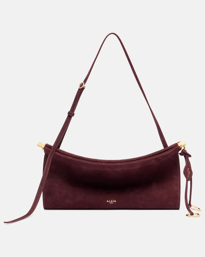 Alaïa Alaïa Schultertasche Le Click Medium Burgund