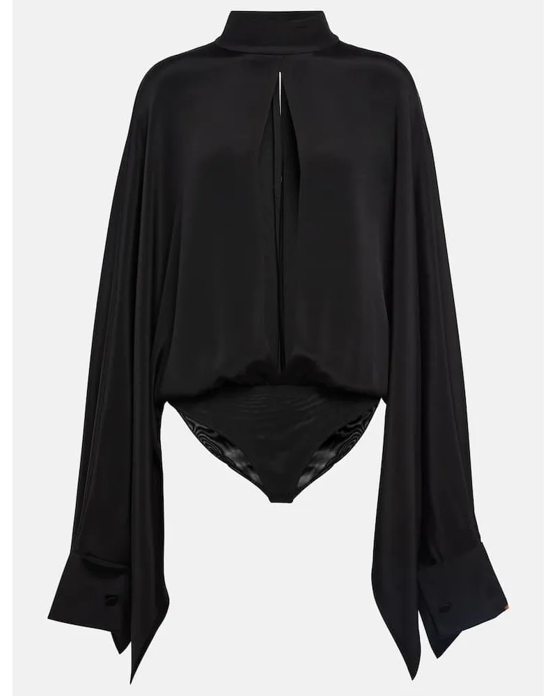 Tom Ford Body aus Seide Schwarz