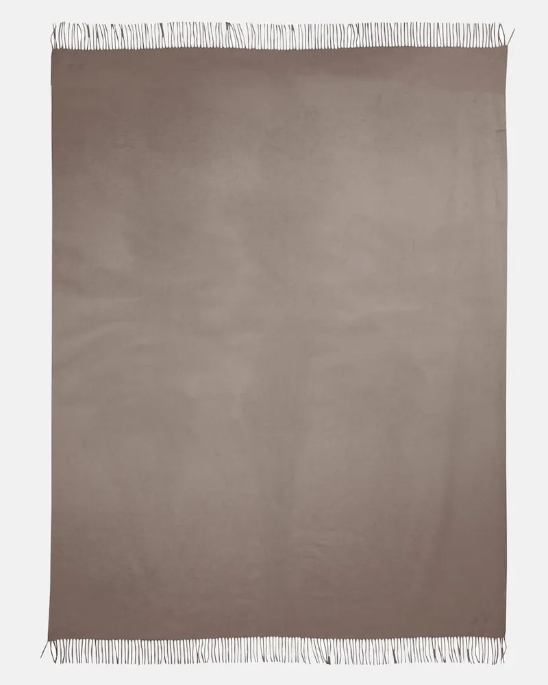 Loro Piana Decke Unito aus Kaschmir Grau