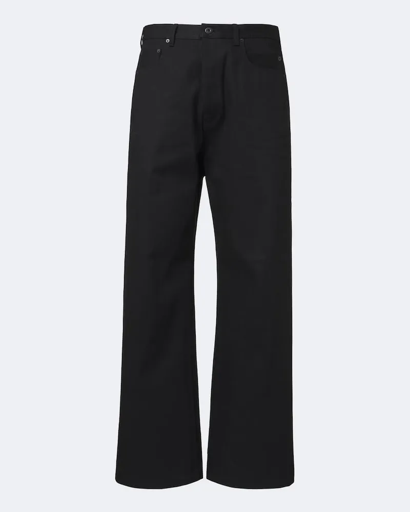 Rick Owens DRKSHDW Wide-Leg Jeans Strobe Schwarz