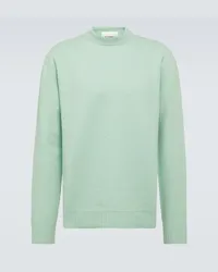 Jil Sander Pullover aus Wolle Gruen