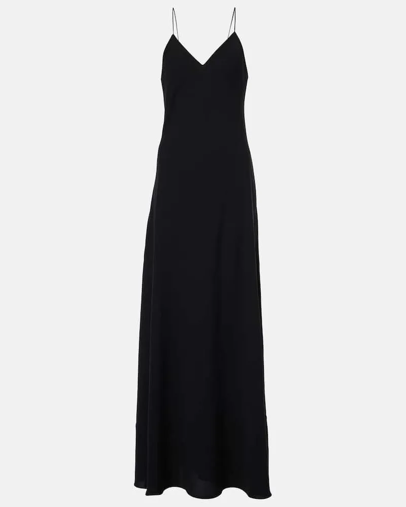 The Row Slipdress Kolann aus Seide Schwarz