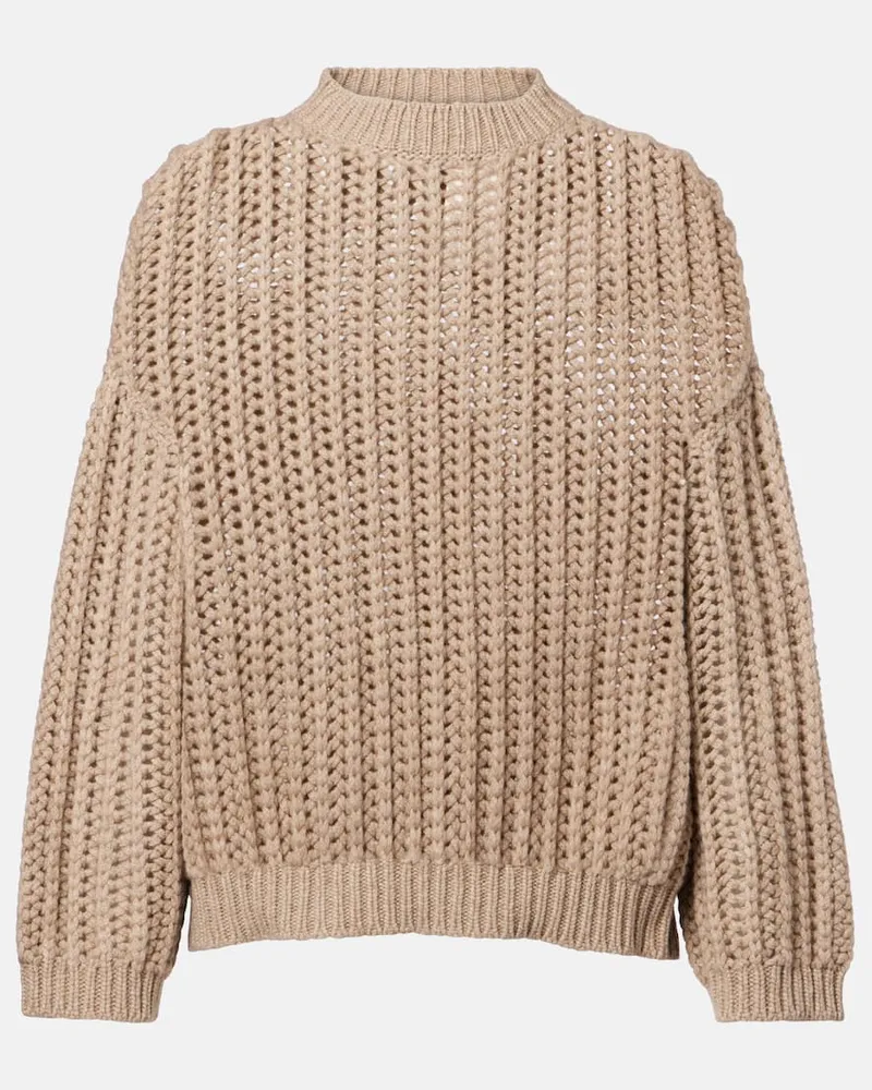 Brunello Cucinelli Pullover aus Kaschmir Braun