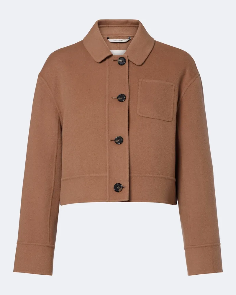 Max Mara Jacke aus Schurwolle Beige