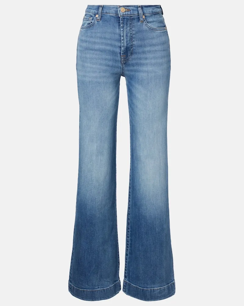 7 for all mankind Wide-Leg Jeans Modern Dojo Blau