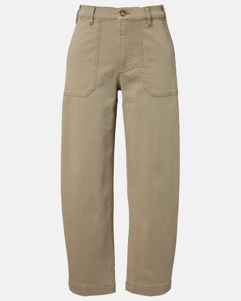 Frame Denim Straight Jeans The Ranger Grün