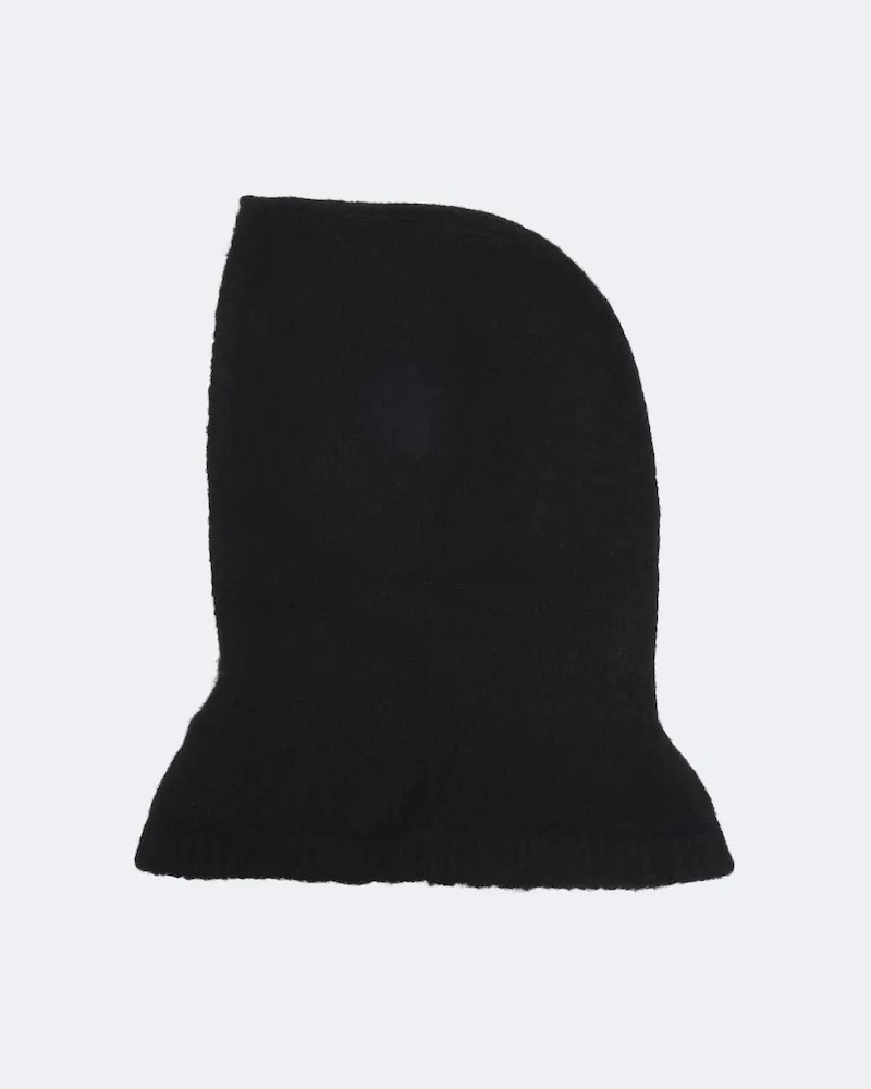 The Row Balaclava Qythe aus Kaschmir, Alpakawolle und Seide Schwarz