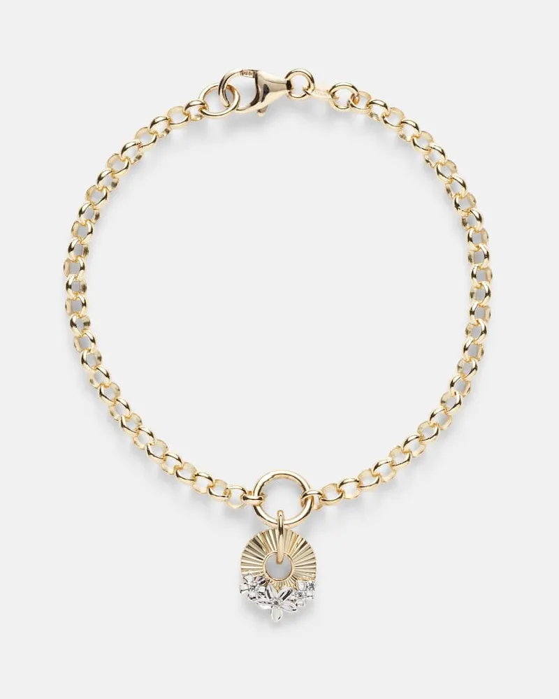 FOUNDRAE Armband Resilience aus 18kt Gelbgold mit Diamanten Gold