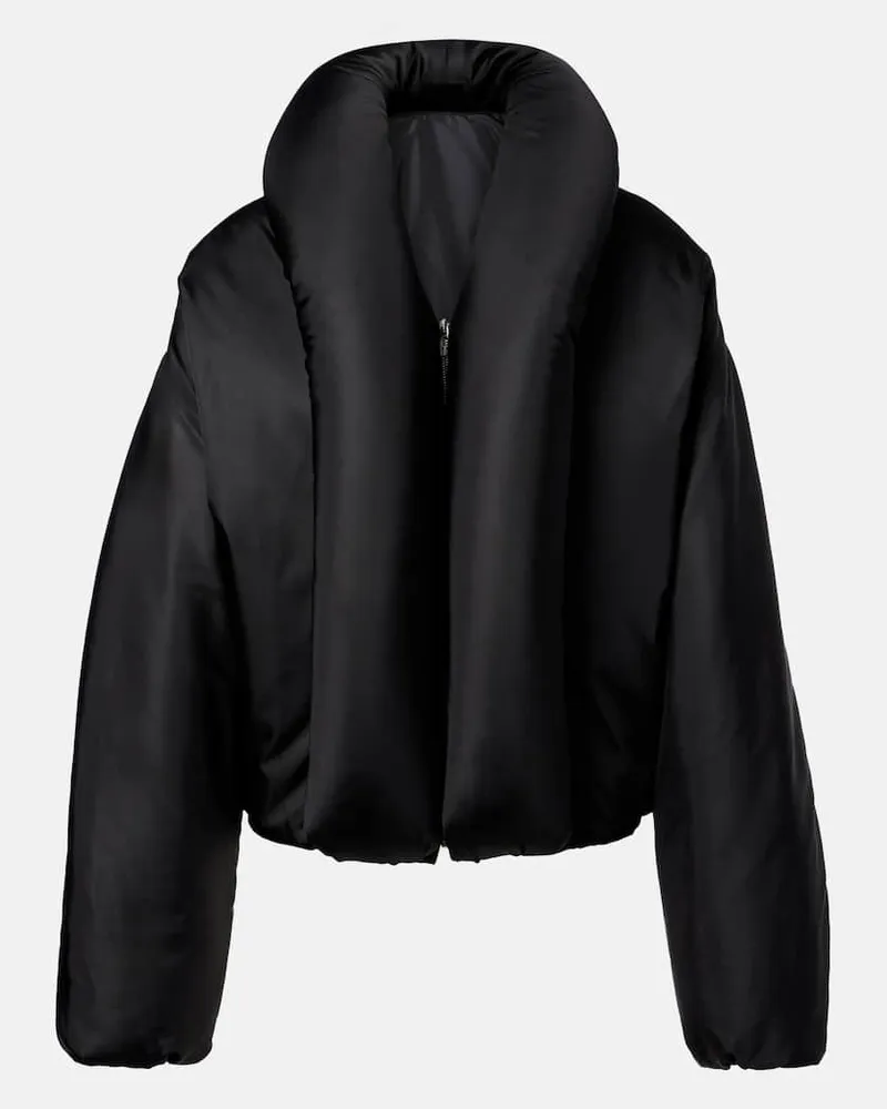 Alaïa Alaïa Wattierte Jacke Schwarz