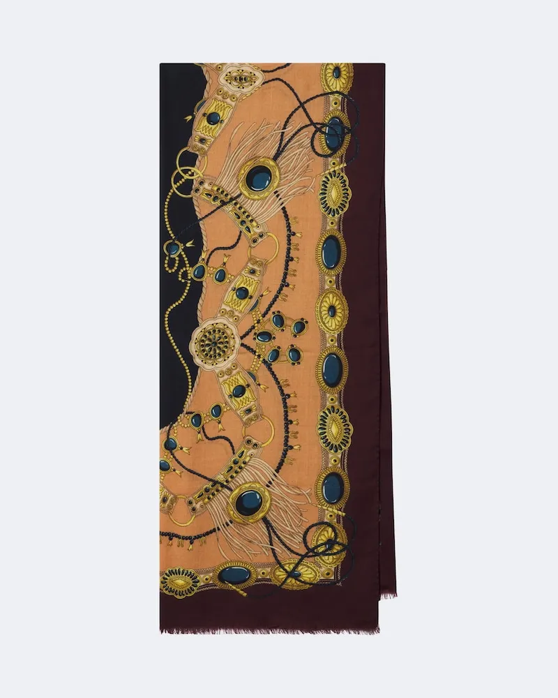 Etro Tuch aus Wolle Multicolor