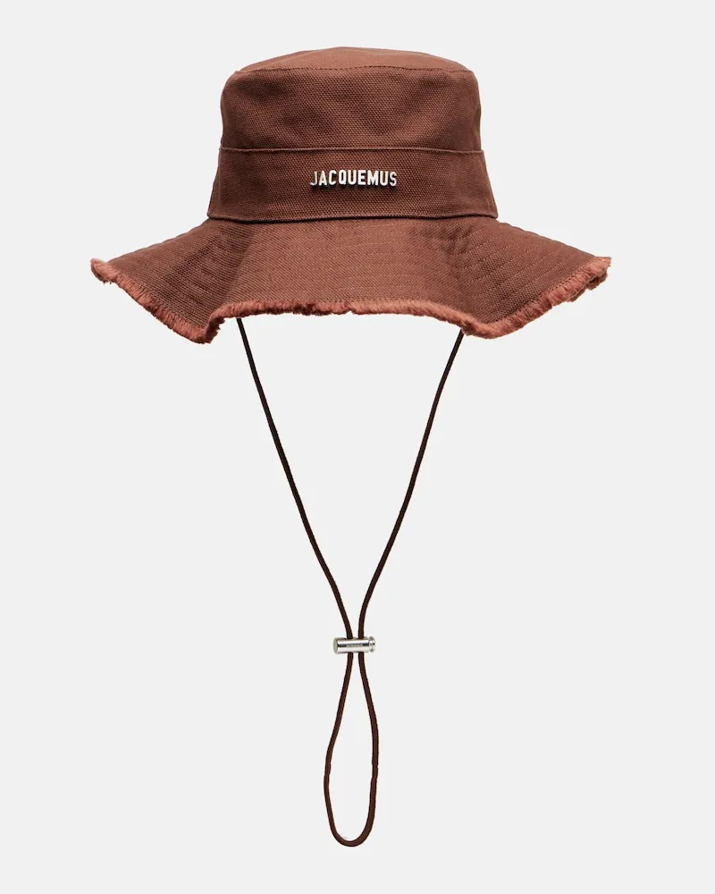 Jacquemus Hut Artichaut aus Denim Braun
