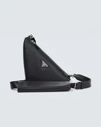 Prada Messenger Bag aus Saffiano-Leder Schwarz