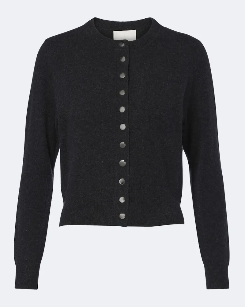 Isabel Marant Cardigan Idesia aus Wolle und Kaschmir Grau