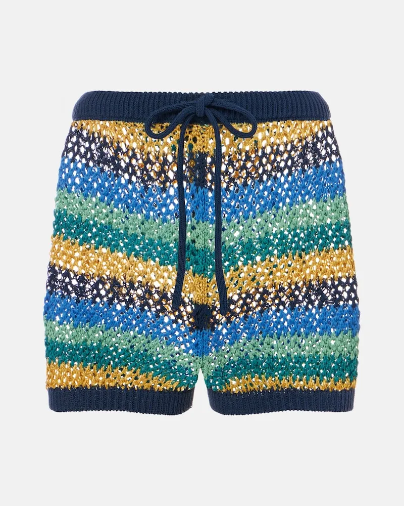 Etro Shorts aus Häkelstrick Multicolor