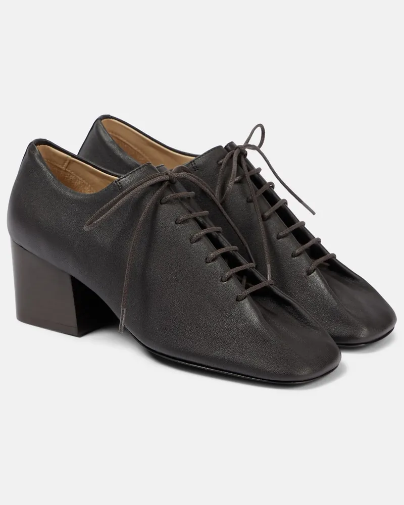 Christophe Lemaire Pumps Souris aus Leder Schwarz