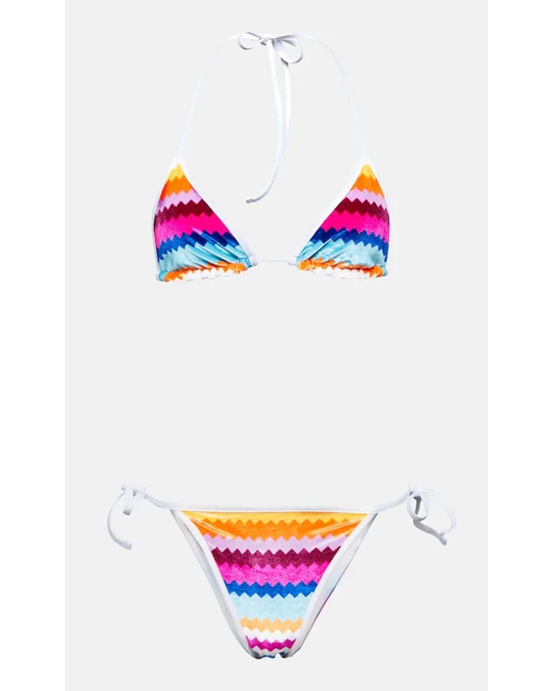 Missoni Bikini aus Frottee Multicolor