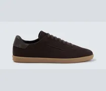 Sneakers 232 aus Veloursleder