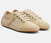 Sneakers Slim mit Veloursleder