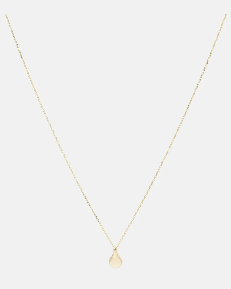 Stone & Strand Halskette Golden Droplet aus 10kt Gelbgold Gold