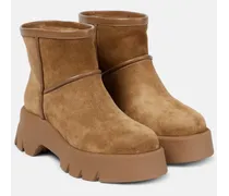 Ankle Boots aus Veloursleder