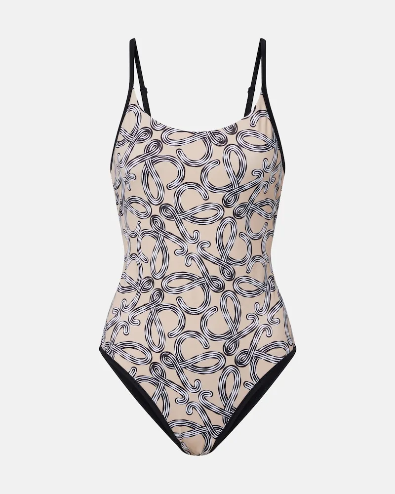 Loewe Paula's Ibiza Badeanzug Anagram Beige