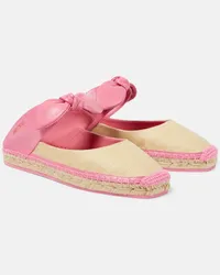 Jimmy Choo Espadrilles Reka mit Leder Pink