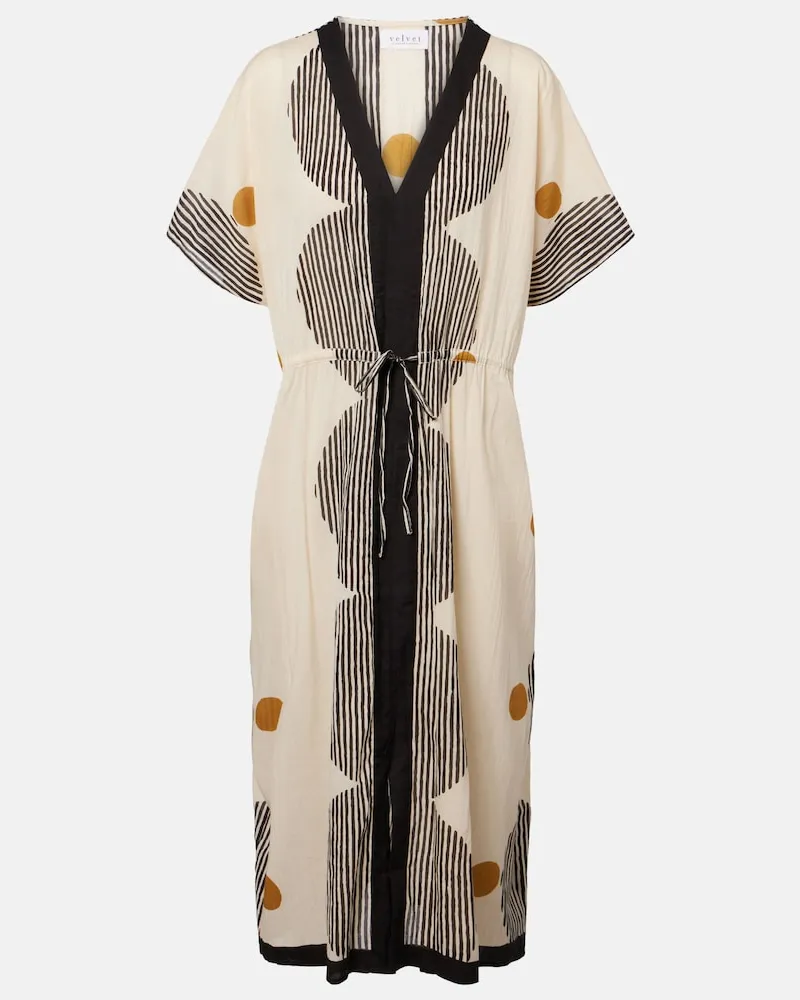 Velvet Kaftan Amira aus Baumwolle Multicolor