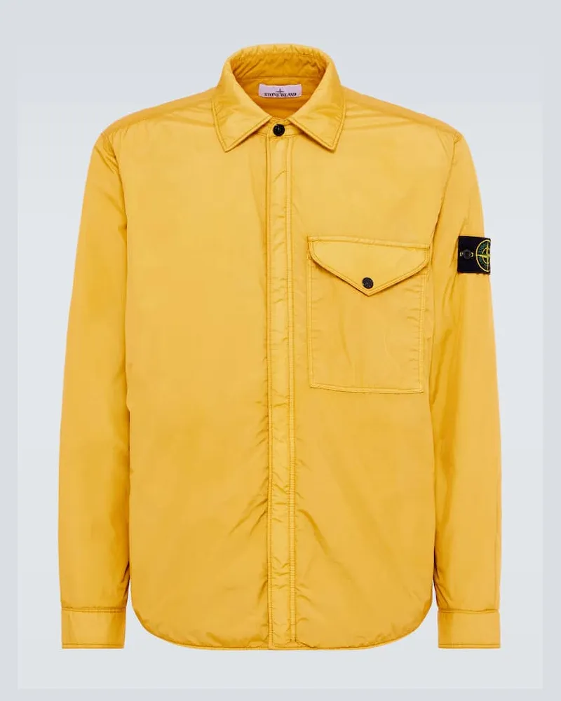 Stone Island Hemdjacke Compass Gelb