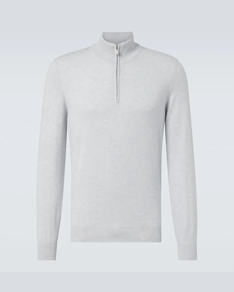 Brunello Cucinelli Pullover aus Kaschmir Blau